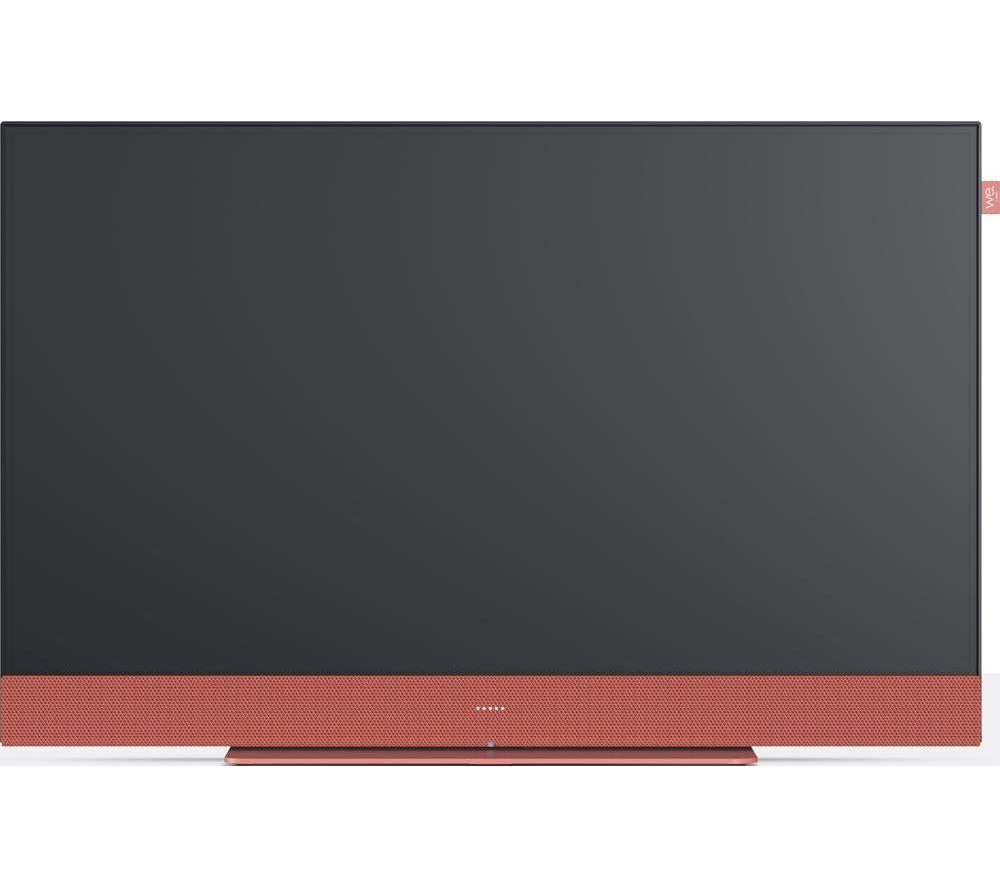 LOEWE WE. SEE 32 Smart Full HD HDR LED TV with Built in Dolby Atmos Soundbar Coral Red Eco Gadget Mart